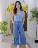 Zaine Garterized Denim Pants