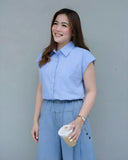 Aleena Premium Buttondown Collared Top