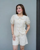 Aliana Premium Collared Top