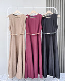 Philippa Belted Midi Dress