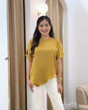 Inarah Asymmetrical Silk Top