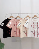 Jeana Embroidered Buttondown Top