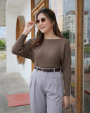 Jeyda Premium Batwing Knit Top