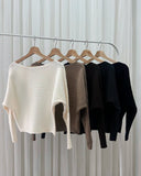 Jeyda Premium Batwing Knit Top