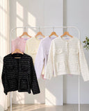 Justine Fuzzy Cardigan Top