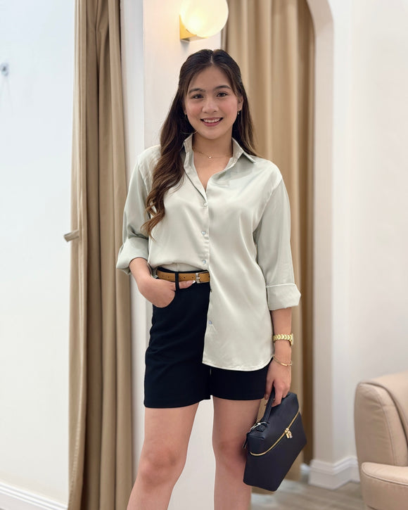 Jolene Buttondown Silk Top