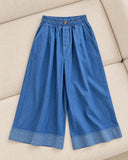 Karson Garterized Denim Pants