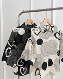 Kelsy Premium Printed Buttondown Top
