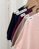 Kennan Pufflseeve Rib Knit Top