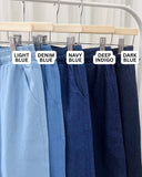 Leonard Garterized Denim Pants