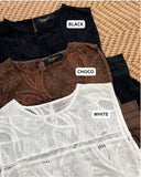 Mavie Premium Eyelet Top