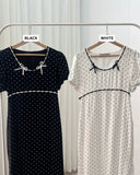Meadow Polka Puff Sleeve Dress