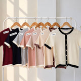 MEYLIE TWO-TONE KNIT TOP