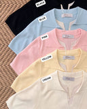 Milda Premium Collared Knit Top