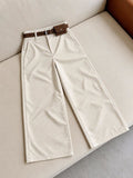 Morry Belted Polka Dot Trouser Pants