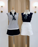 Maevyn Premium Two-tone Knit Top