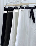 Oly Premium Tie-Belted Trouser Pants