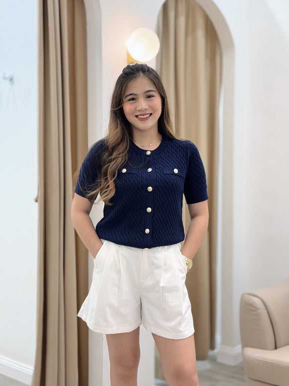 Triya Premium Textured Knit Top