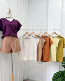 Leyana Premium V-Neck Cotton Top