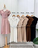 Dimitra Belted Midi Dress