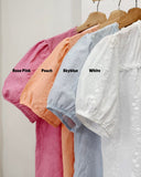 Davena Embroidered Buttondown Top