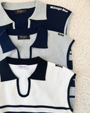 Fenda Collared Knit Top