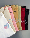 Jonee Embroidered Buttondown Top