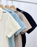 Leny Collared Knit Top