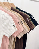 Madisson Textured Knit Top