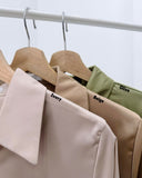 Trish Buttondown Silk Top