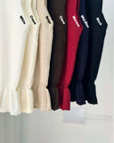 Hazelle Peplum Knit Top