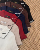 Aizen Premium Collared Knit Top
