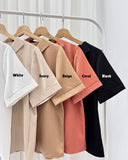 Adlyn Collared Satin Top