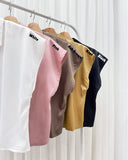 Emila Collared Satin Top