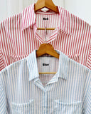 Nyra Buttondown Stripe Top