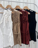 Varie Premium Ruffle Tie Top