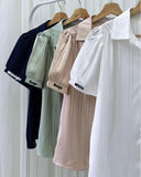 Rhyli Puffsleeve Silk Top