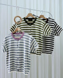 Ayan Stripe Knit Top