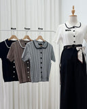 Emrie Collared Knit Top