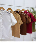 Yaelle Puffsleeve Silk Top