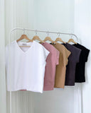 Leyana Premium V-Neck Cotton Top