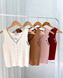 Erlinda Sleeveless Knit Top