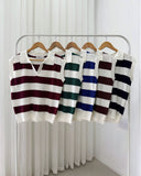 Afina Stripe Knit Top