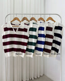 Afina Stripe Knit Top