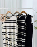 Abrielle Stripe Knit Dress
