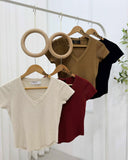 Issel V-Neck Knit Top
