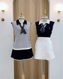 Maevyn Premium Two-tone Knit Top