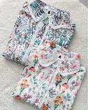 Leany Premium Collared Floral Top