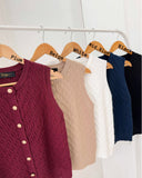 Maci Textured Knit Top