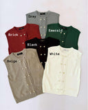 Lyndon Sleeveles Knit Top